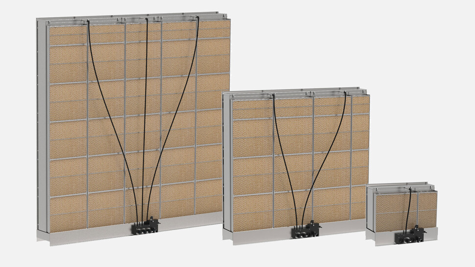 evaporative humidifier for AHUs