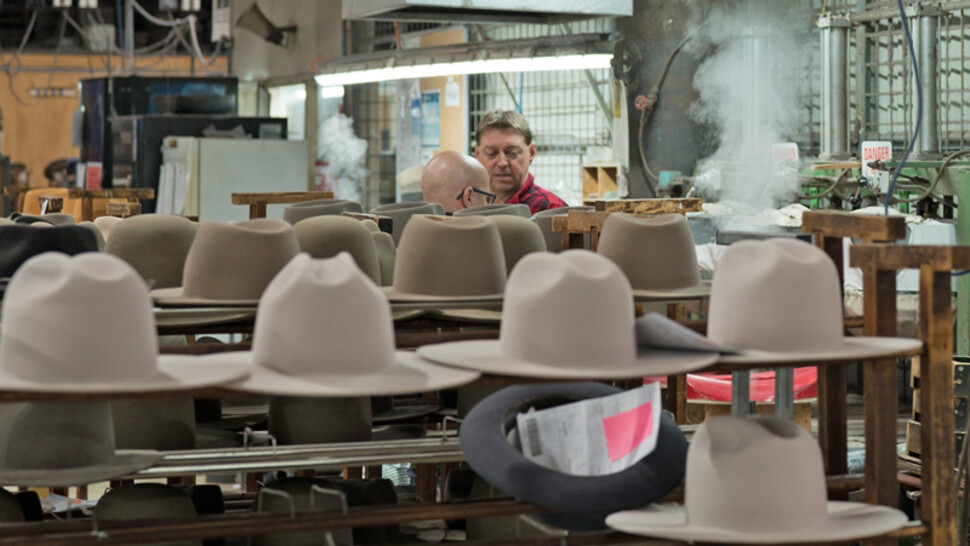 Humidifiers at Akubra Hats for textile processing